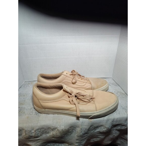 VANS Men's‎ Old Skool DX Ultra Kush Veggie Tan Leather US Size 13 Beige EUC - Picture 2 of 11